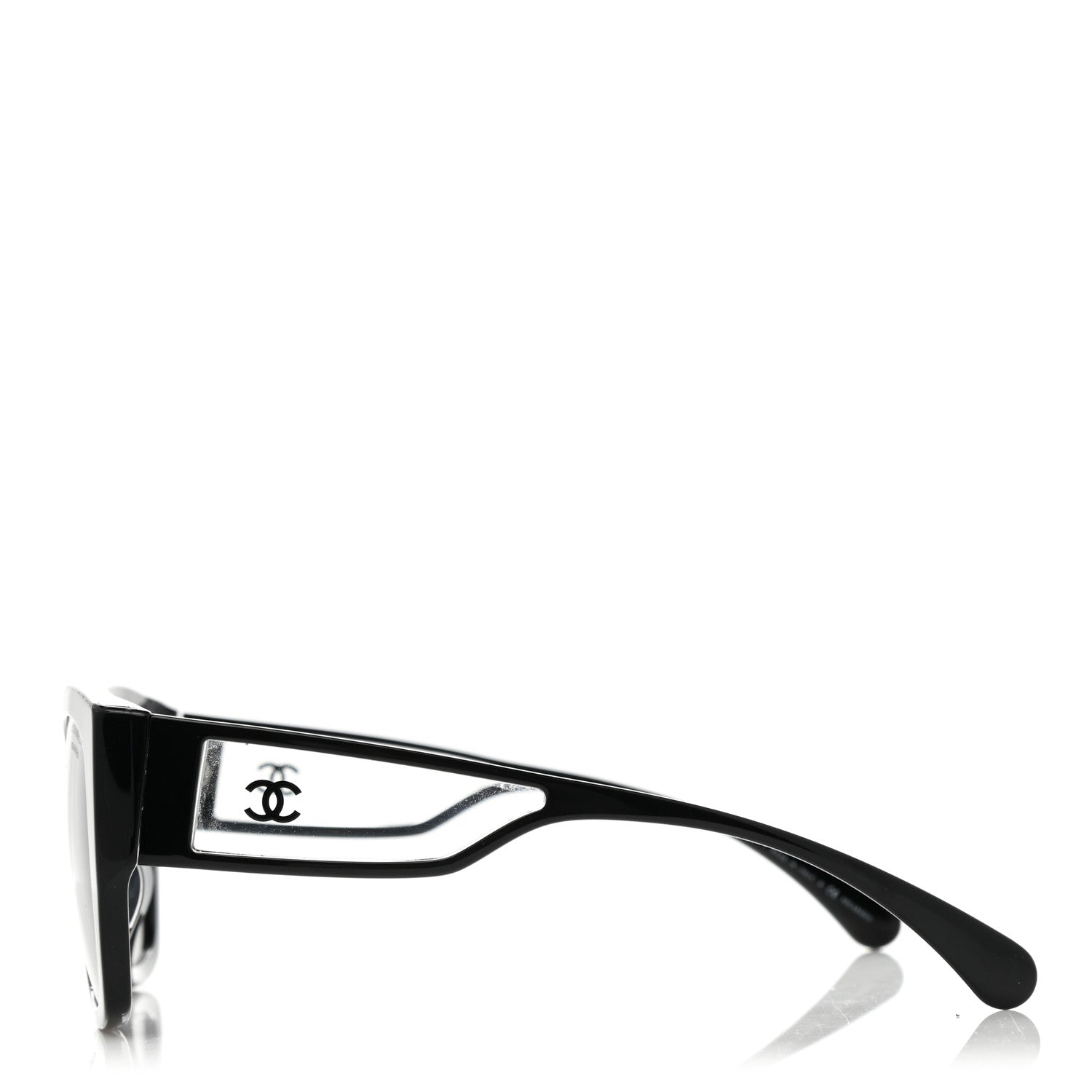 Chanel Acetate Butterfly Signature CC Sunglasses 5429-A Black 3 of 7