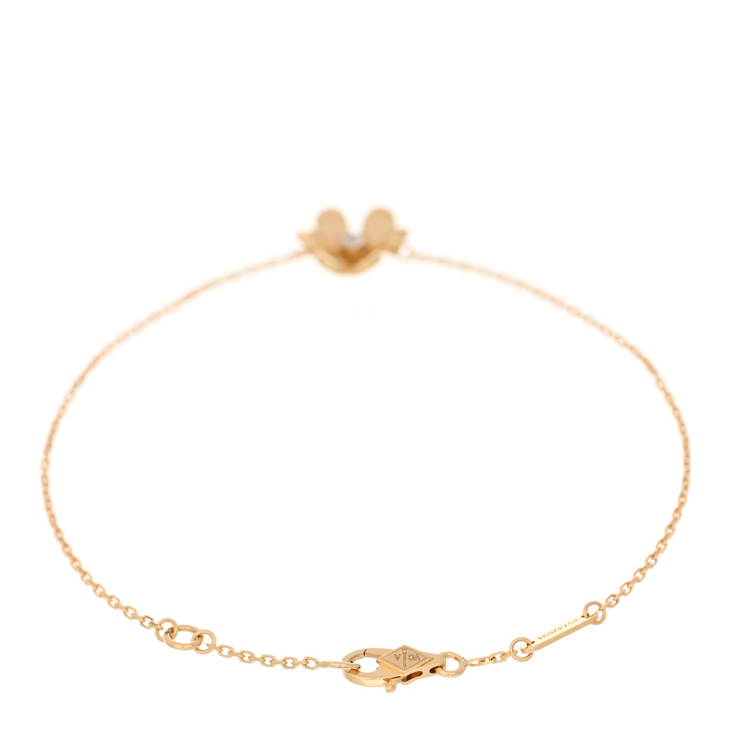 18K Yellow Gold Diamond Mini Frivole Bracelet