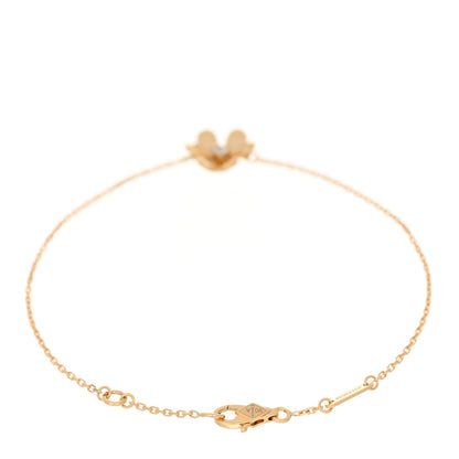 Van Cleef & Arpels 18K Yellow Gold Diamond Mini Frivole Bracelet 2 of 3