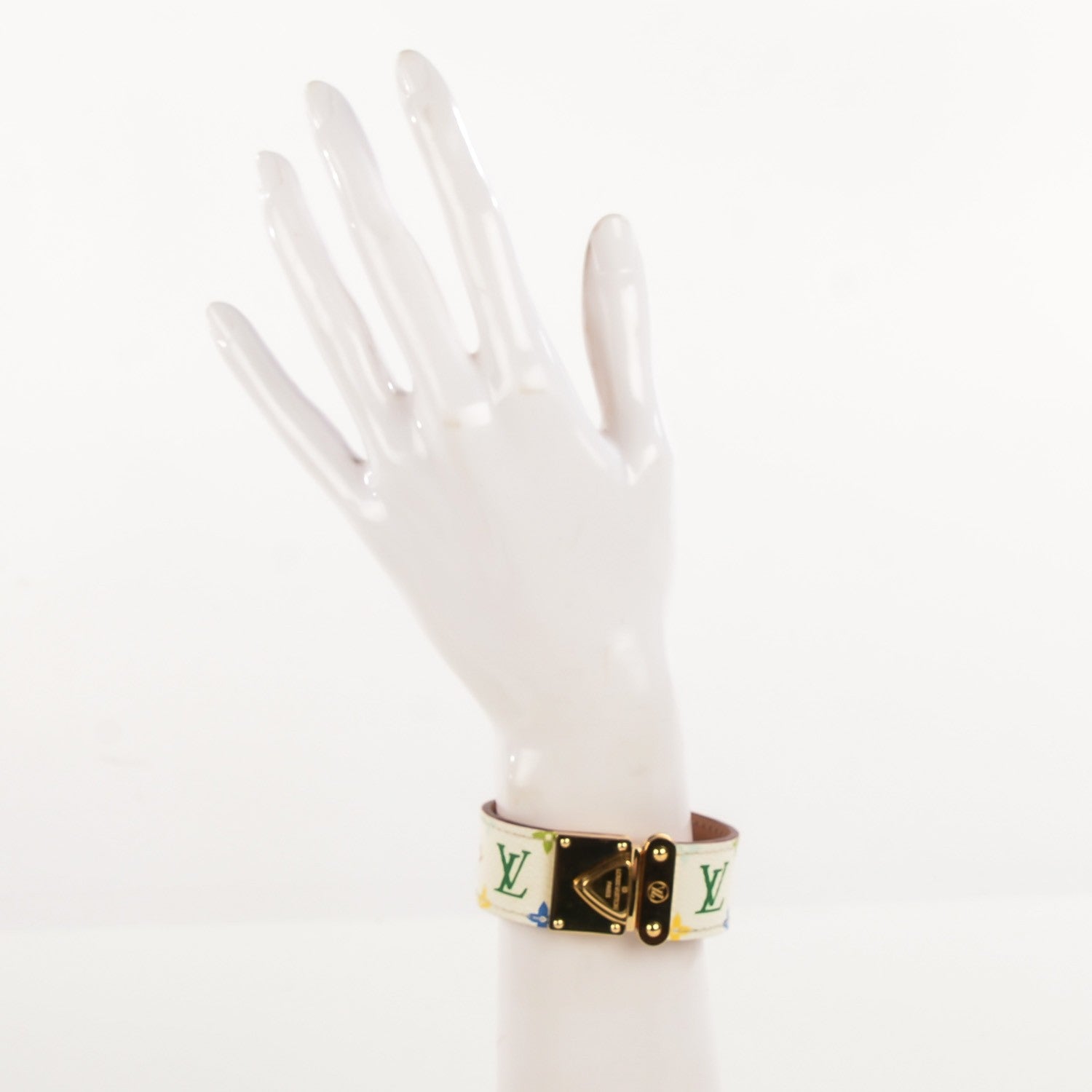 Louis Vuitton Monogram Multicolor Koala Bracelet S White 2 of 7