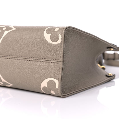 Louis Vuitton Empreinte Monogram Giant Onthego PM Tourterelle Creme 8 of 8
