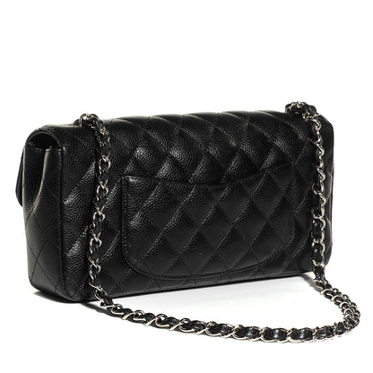 Chanel Caviar Quilted East West Flap Black 3 of 8