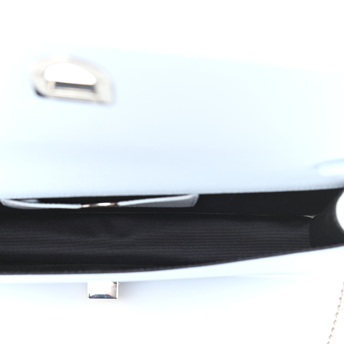 Calfskin Large Diorama Croisiere Chain Wallet Light Blue