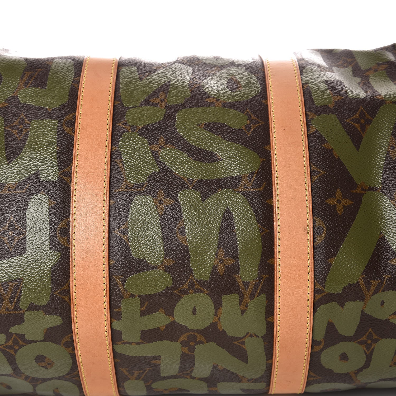Louis Vuitton Graffiti Keepall 50 Kaki 13 of 14