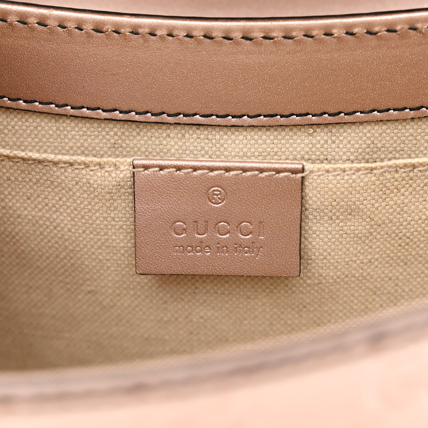 Gucci Shine Guccissima Medium Emily Chain Shoulder Bag Dark Cipria 6 of 17