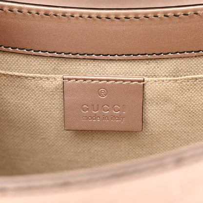 Gucci Shine Guccissima Medium Emily Chain Shoulder Bag Dark Cipria 6 of 17