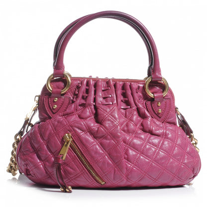 Marc Jacobs Leather Quilted Small Cecilia Fuchsia 1 of 8