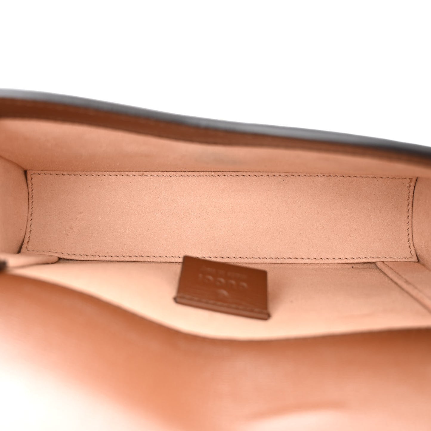 GG Supreme Monogram Mini Horsebit 1955 Shoulder Bag Beige Brown Sugar