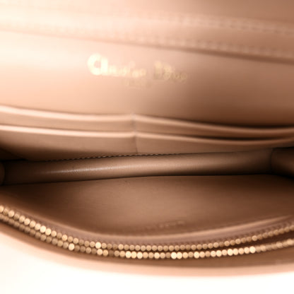 Christian Dior Grained Calfskin Diorama Wallet on Chain Pouch Nude 5 of 10