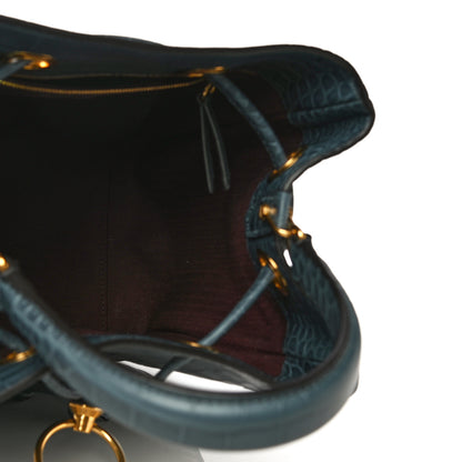 Mulberry Crocodile Embossed Hampstead Dark Stone 5 of 10
