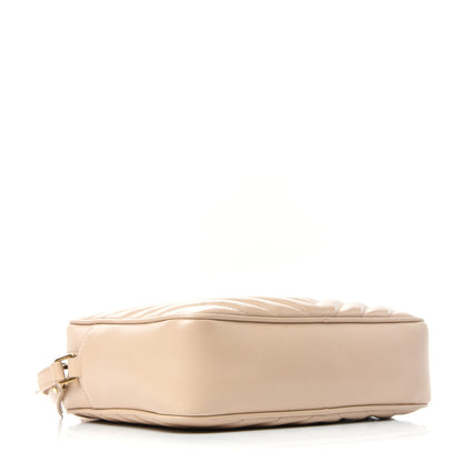 Saint Laurent Calfskin Matelasse Lou Camera Bag Dark Latte 4 of 10