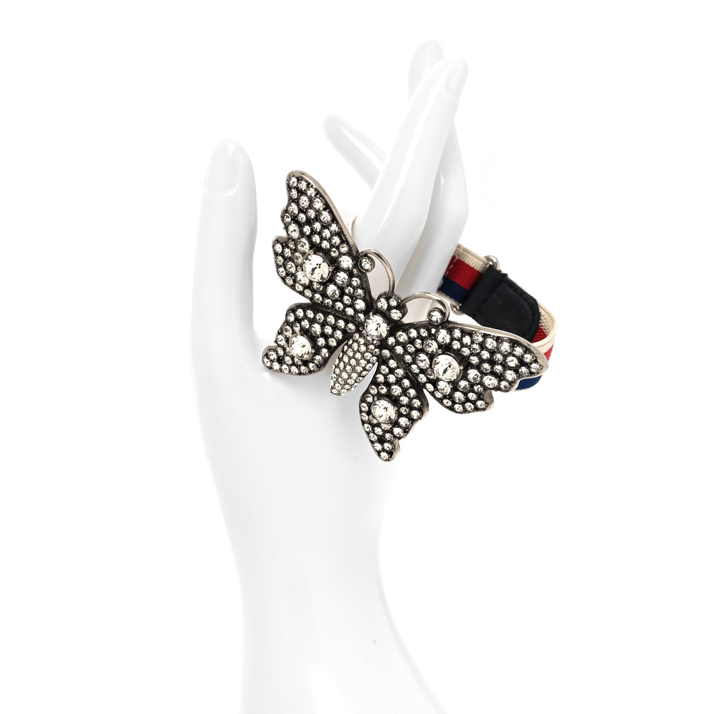 Web Crystal Butterfly Bracelet