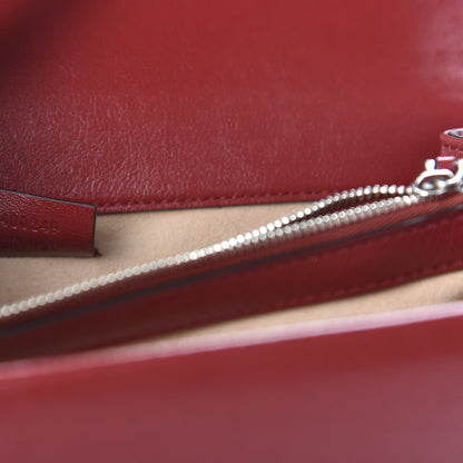 Gucci Tweed GG Monogram Small Dionysus Shoulder Bag Black White Romantic Cherry 9 of 10