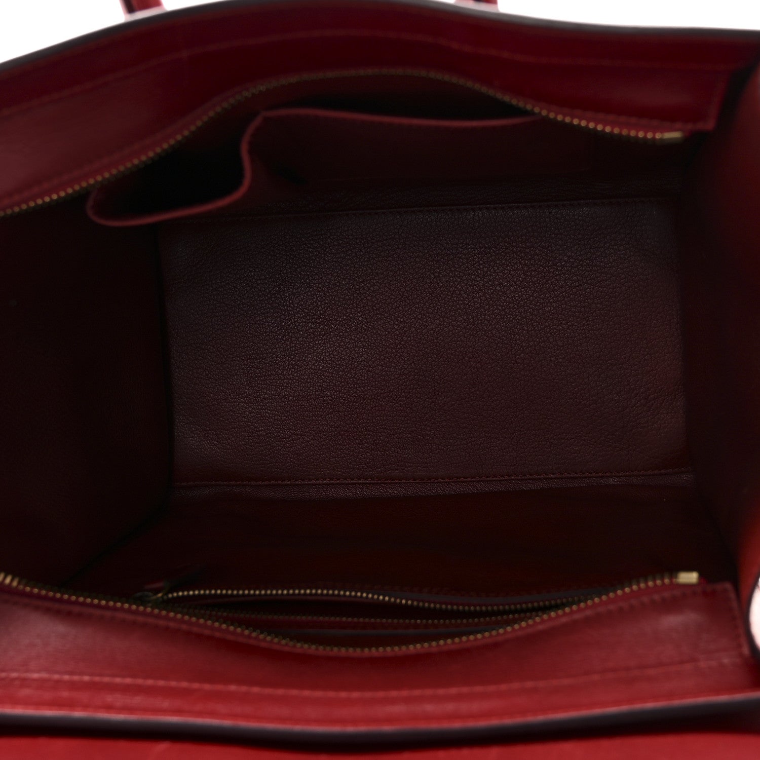 Celine Palmelato Mini Luggage Red 5 of 9