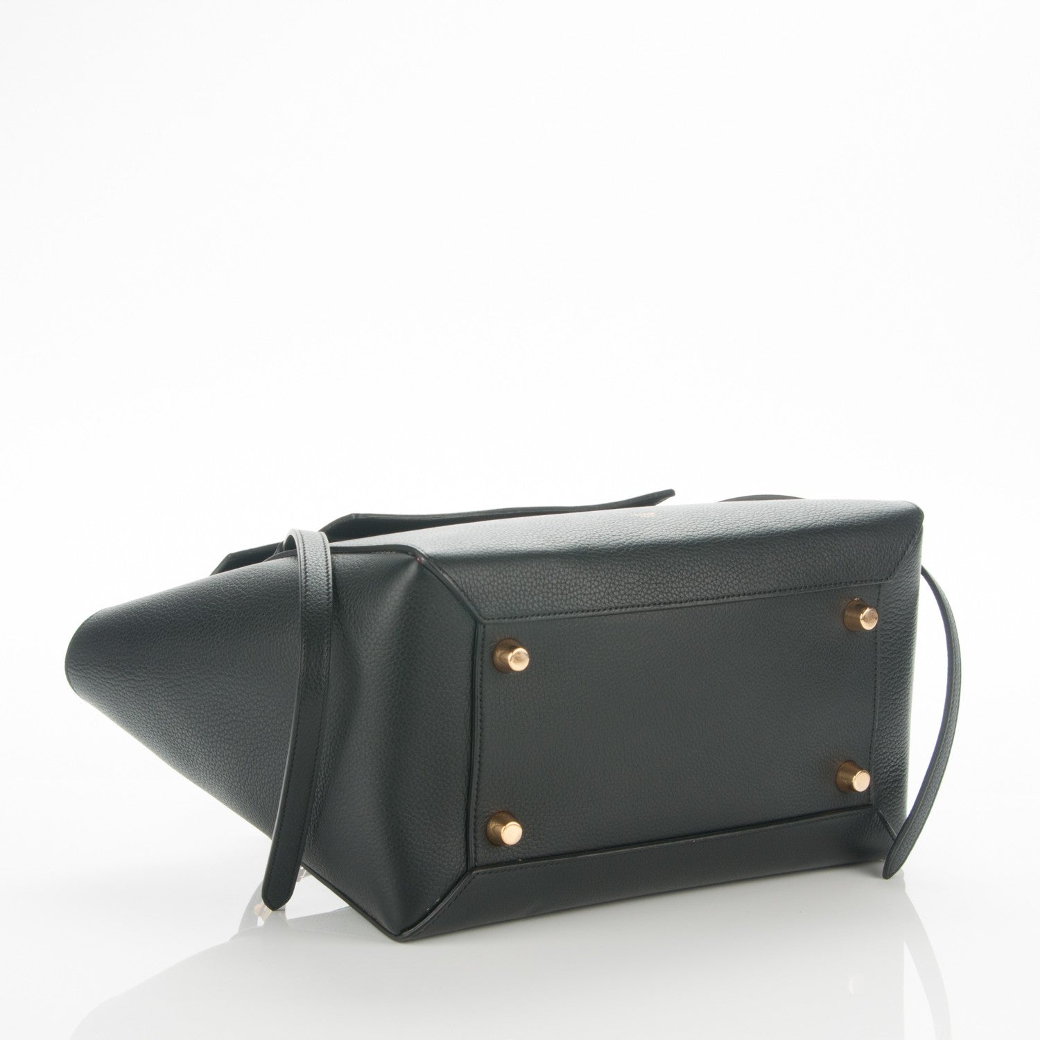 Celine Drummed Calfskin Mini Belt Bag Black 4 of 7