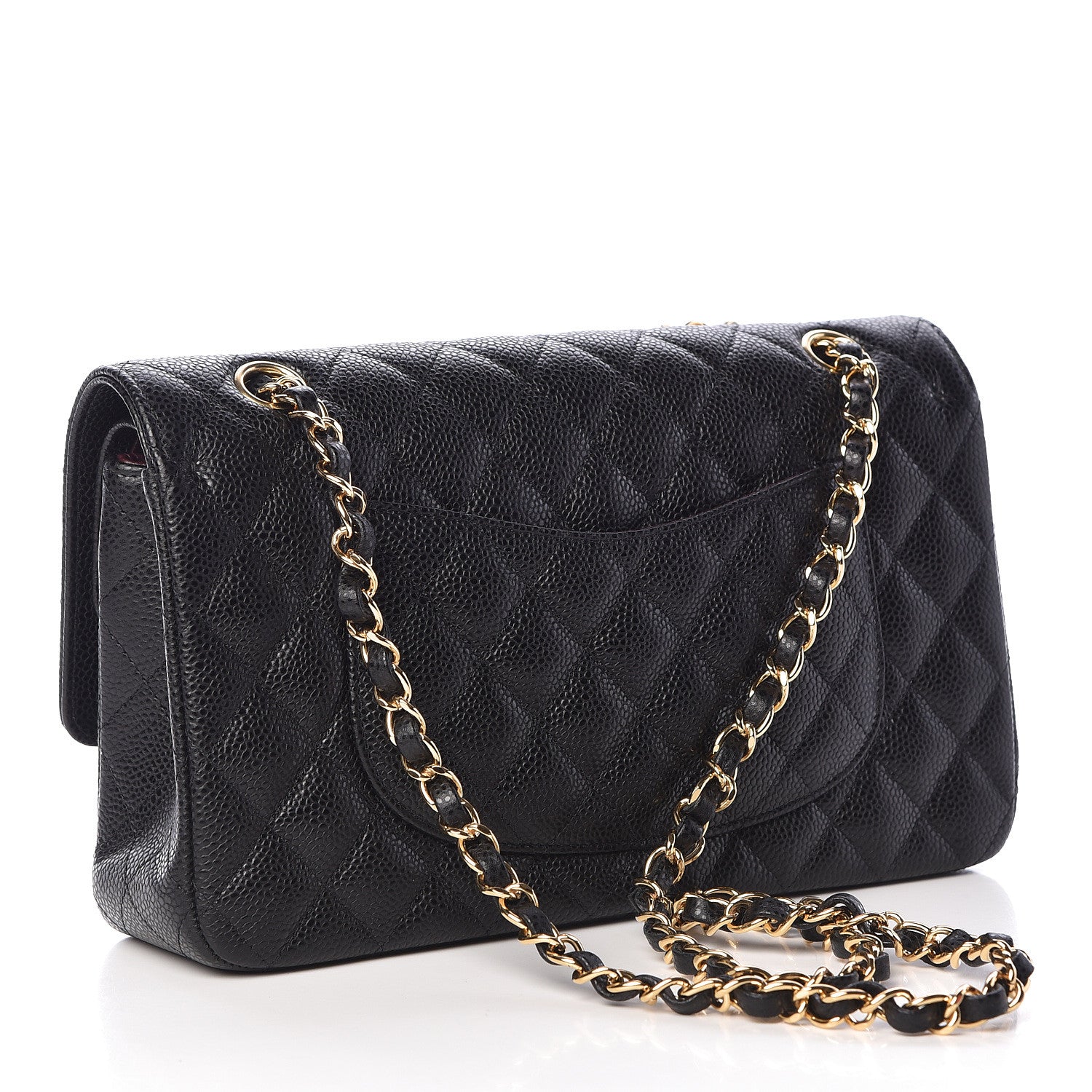 Chanel Caviar Quilted Medium Double Flap Black 3 of 10