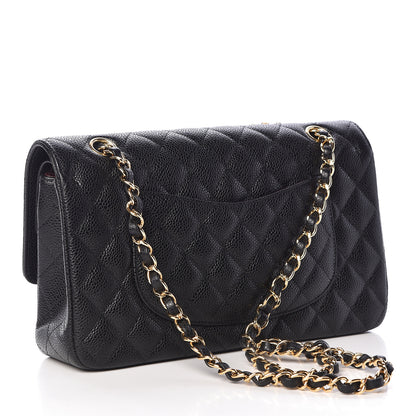 Chanel Caviar Quilted Medium Double Flap Black 3 of 10
