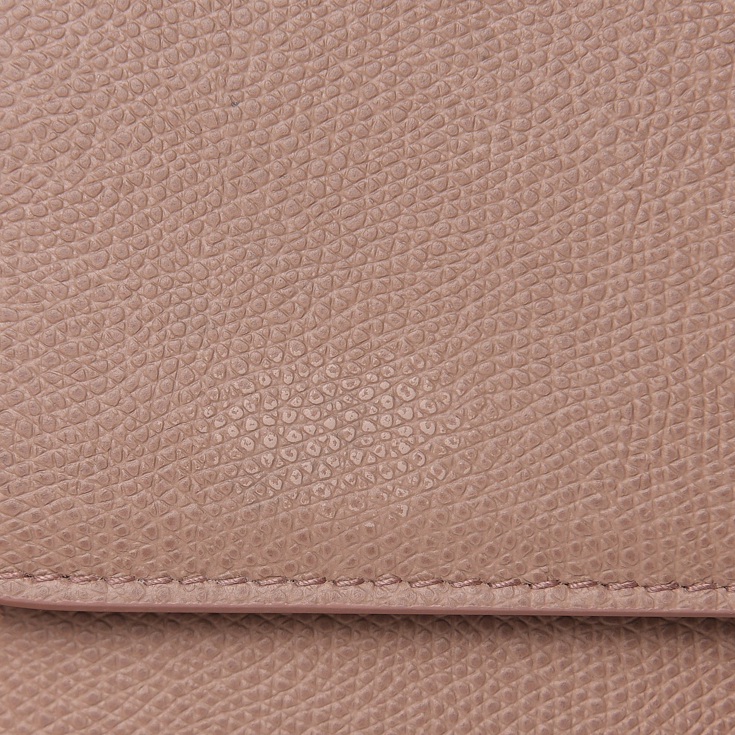 Ultra Matte Grained Calfskin 30 Montaigne Flap Bag Blush