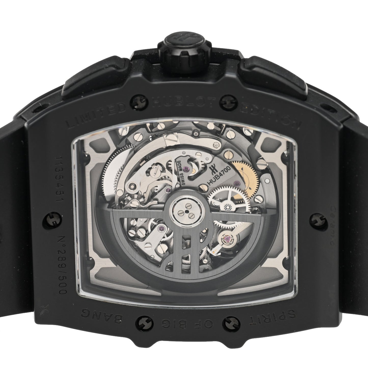 Ceramic Rubber 45mm Spirit of Big Bang "All Black" Automatic Watch 641.CI.0110.RX