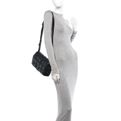 Bottega Veneta Nappa Maxi Intreccio Padded Cassette Crossbody Bag Black 2 of 12