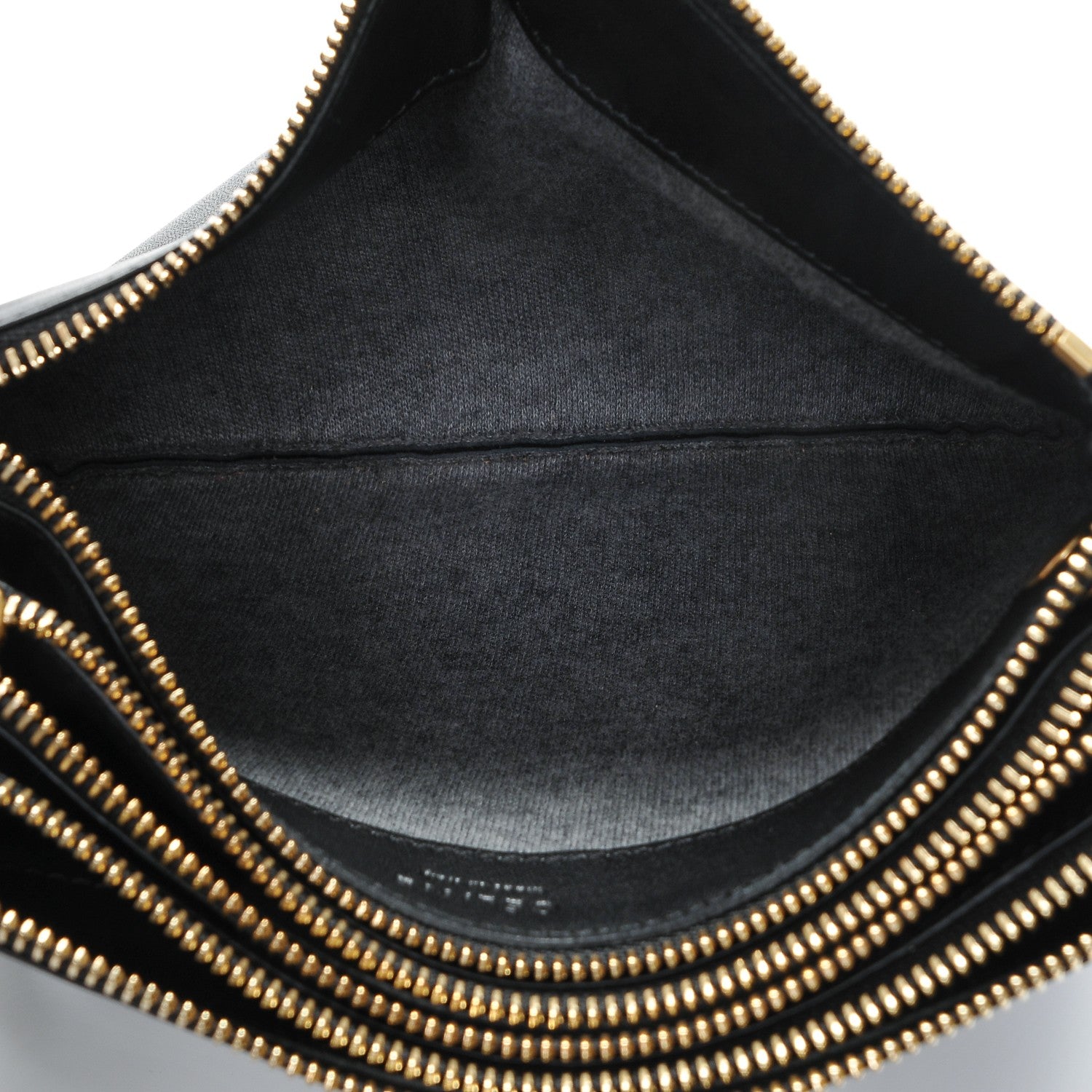 Celine Lambskin Small Trio Crossbody Bag Black 6 of 12