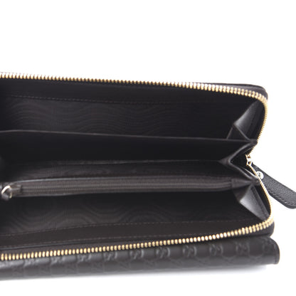 Gucci Soft Microguccissma Continental Zip Wallet Dark Brown 5 of 8