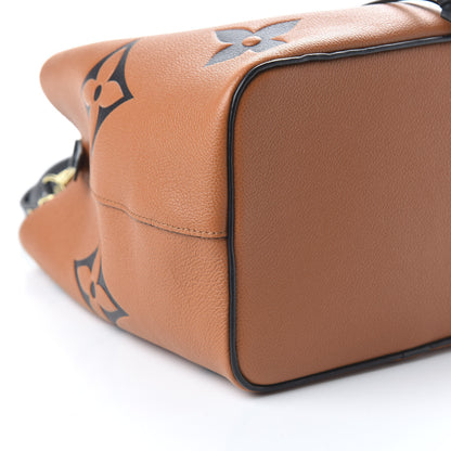 Louis Vuitton Empreinte Monogram Giant Crafty Neonoe MM Caramel Black 6 of 11
