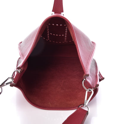 Hermes Taurillon Clemence Evelyne III GM Rubis 5 of 12