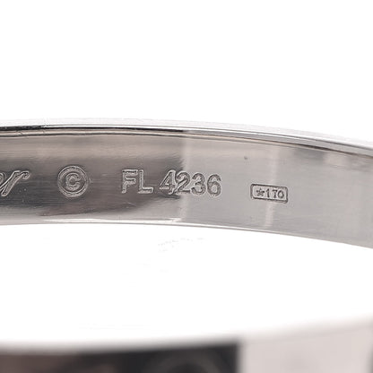 Cartier 18K White Gold LOVE Bracelet 16 6 of 8