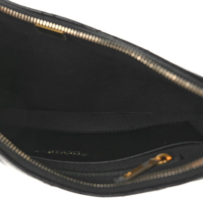 Chanel Shiny Crumpled Lambskin Quilted Large Trendy Chain Around Hobo Black 5 of 9