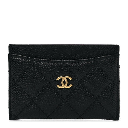 Chanel Caviar Quilted Card Holder Black 1 of 9