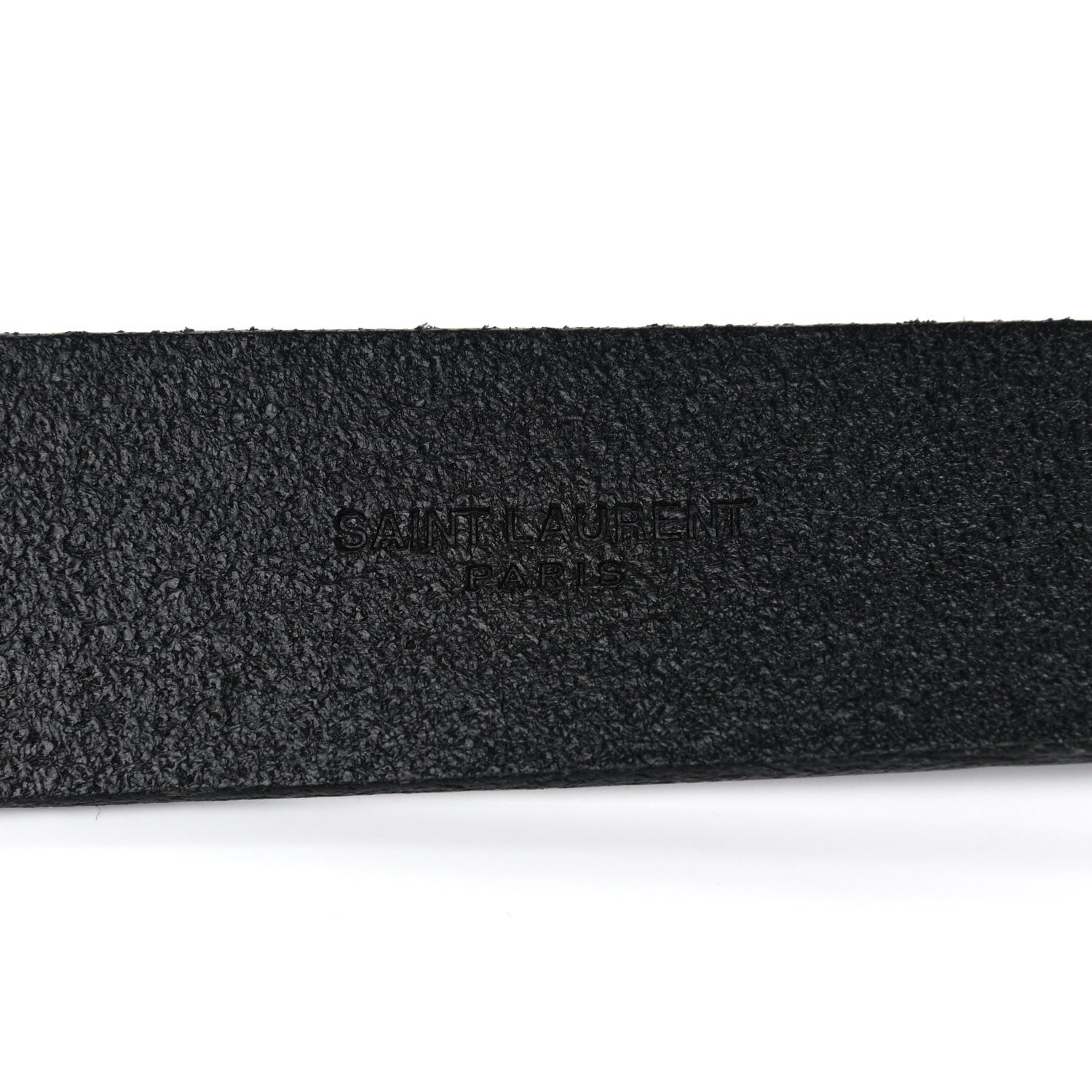 Saint Laurent Calfskin Monogram Cheyenne Belt 75 30 Black 4 of 12