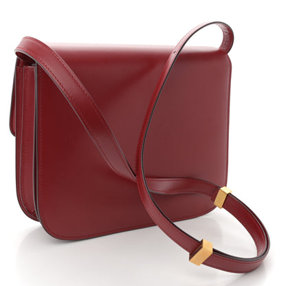 Celine Box Calfskin Medium Classic Box Flap Bag Red 3 of 11