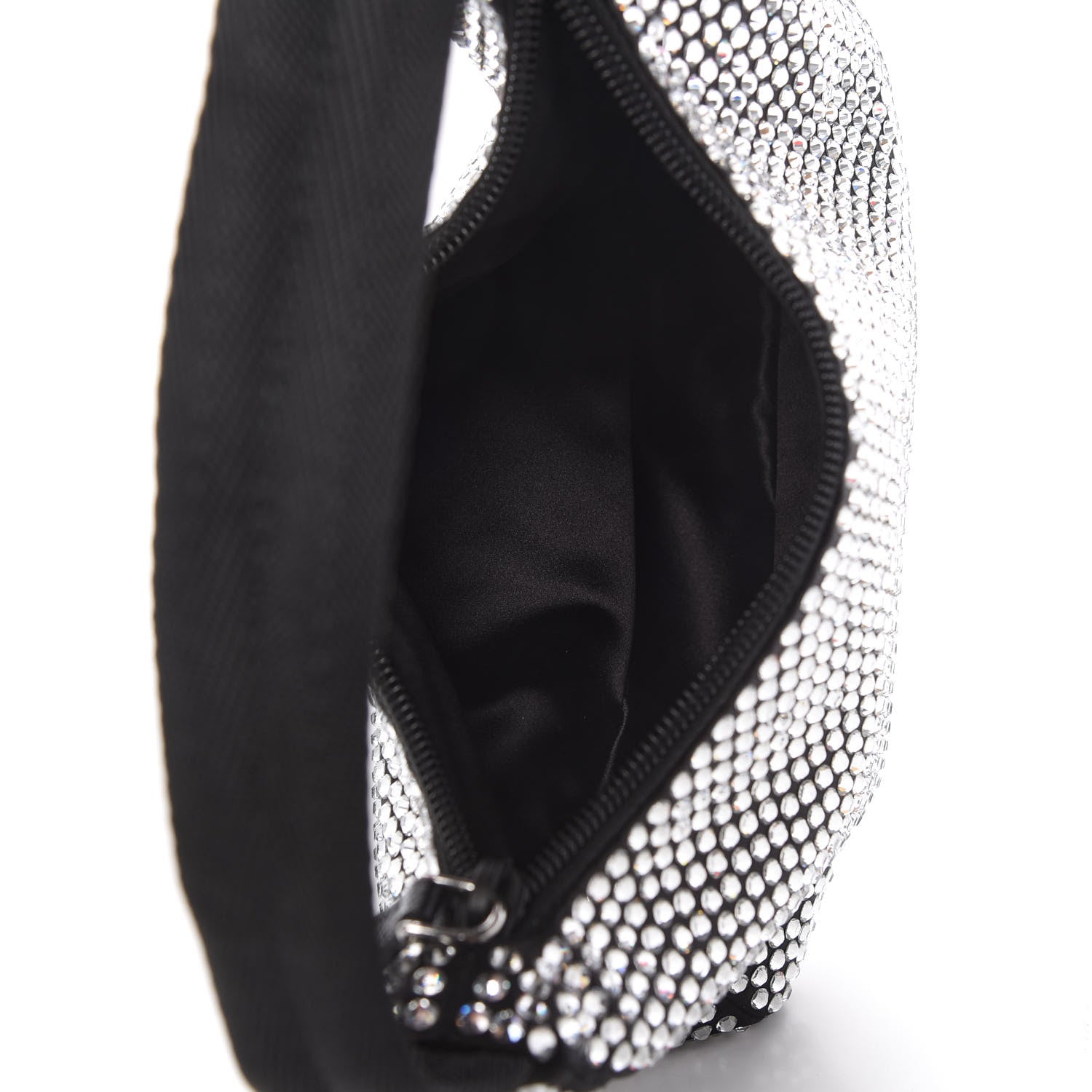 Prada Satin Crystal Mini Re-Edition 2000 Bag Cristal 5 of 12