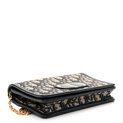 Christian Dior Oblique 30 Montaigne 2-In-1 Pouch Blue 4 of 11
