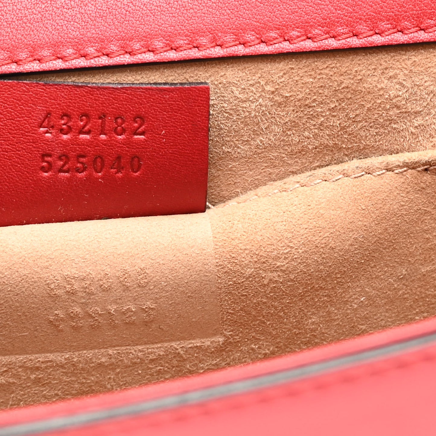 Calfskin Studded Small Padlock Shoulder Bag Hibiscus Red