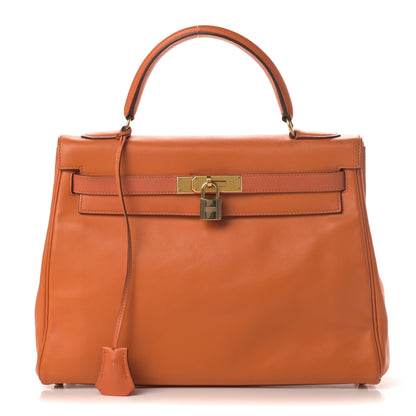 Hermes Gulliver Kelly Retourne 32 Orange 1 of 23