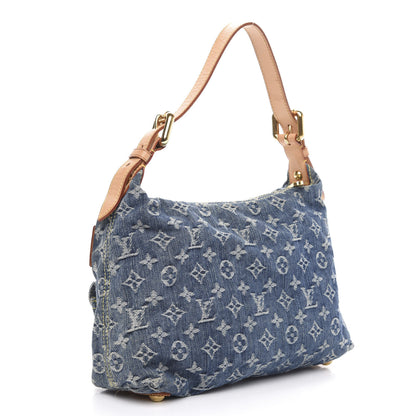Louis Vuitton Monogram Denim Baggy PM Blue 2 of 11