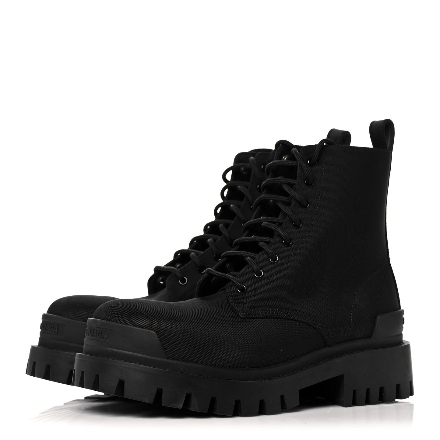 Nylon Womens Strike 20mm Lace Up Boots 37 Black