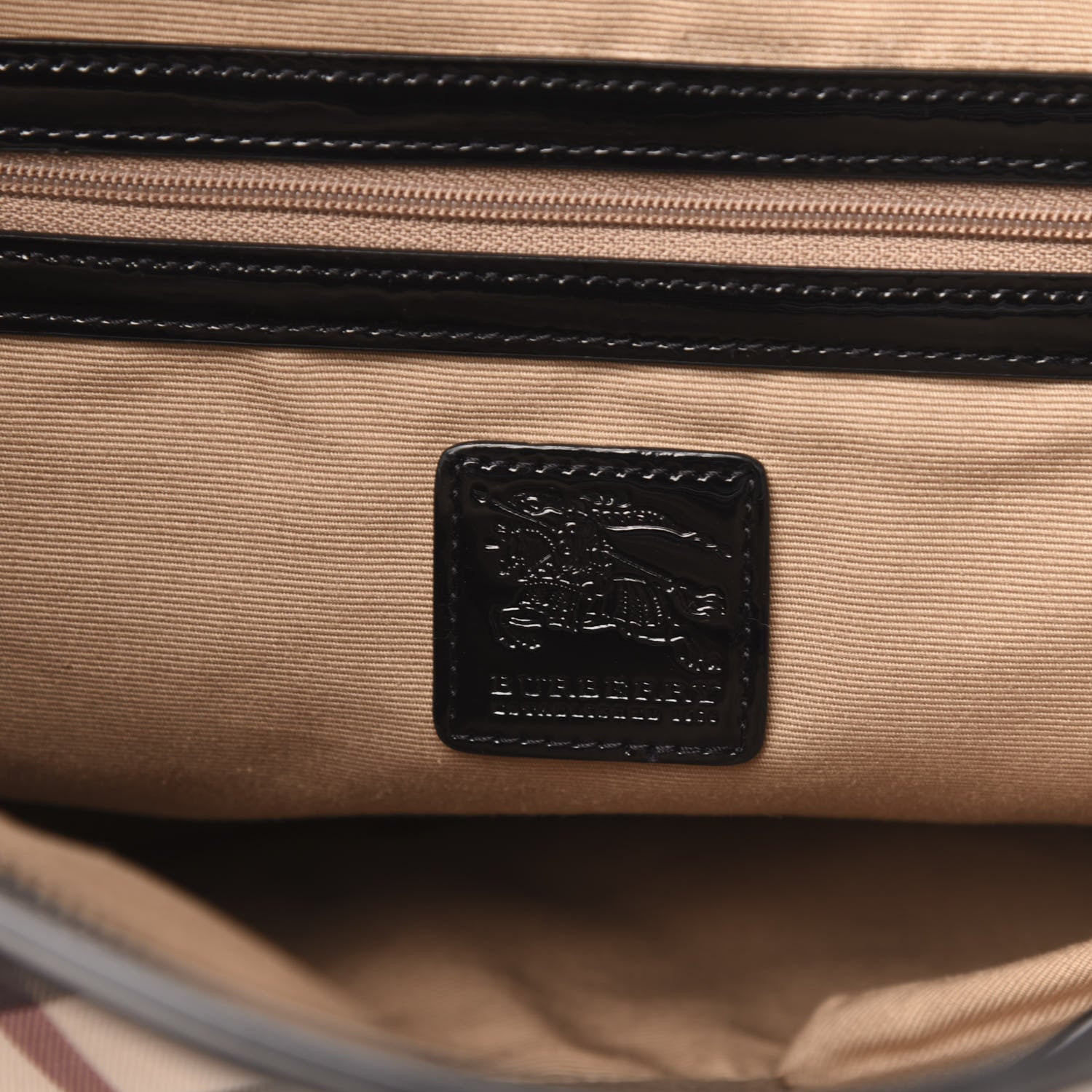 Burberry Supernova Check Tote Black 6 of 10