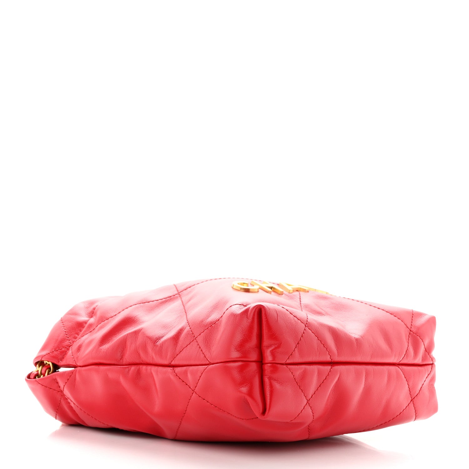 Chanel Shiny Calfskin Quilted Mini Chanel 22 Red 4 of 11