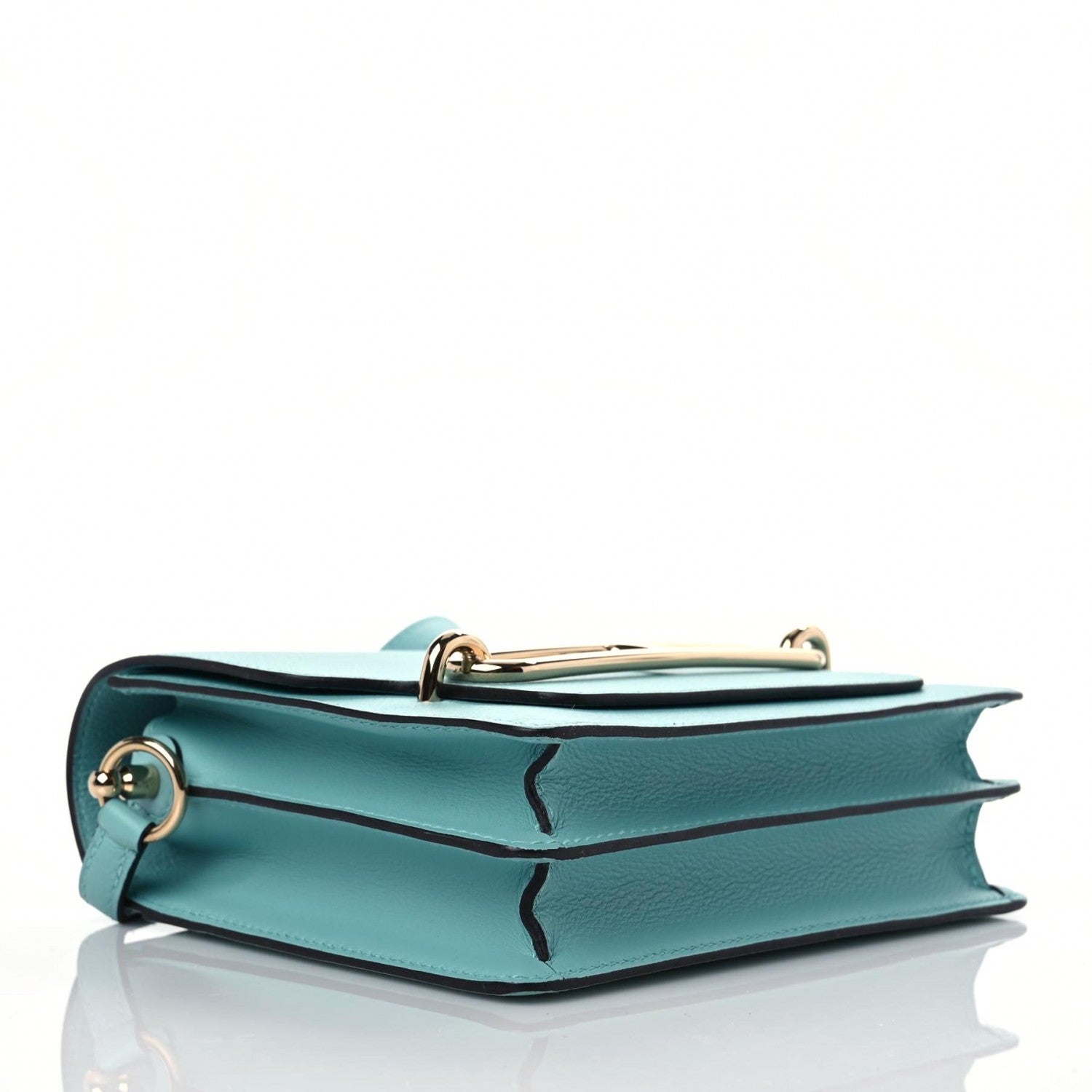 Hermes Evercolor Mini Sac Roulis Bleu Atoll 4 of 9