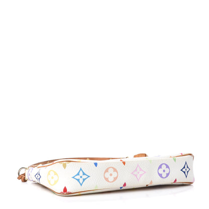 Louis Vuitton Monogram Multicolor Pochette Accessories White 4 of 7