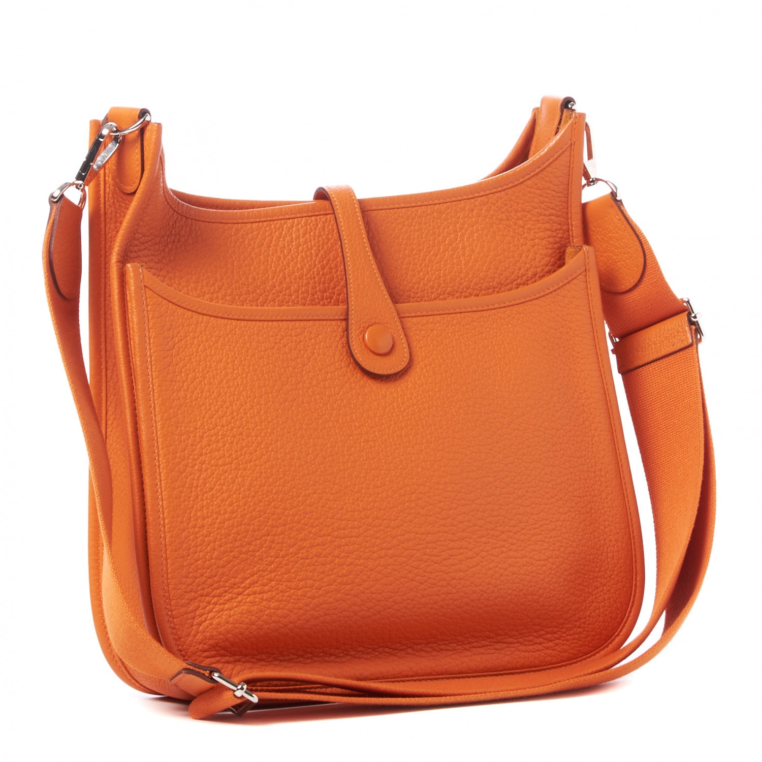 Hermes Taurillon Clemence Evelyne III PM Orange 2 of 8