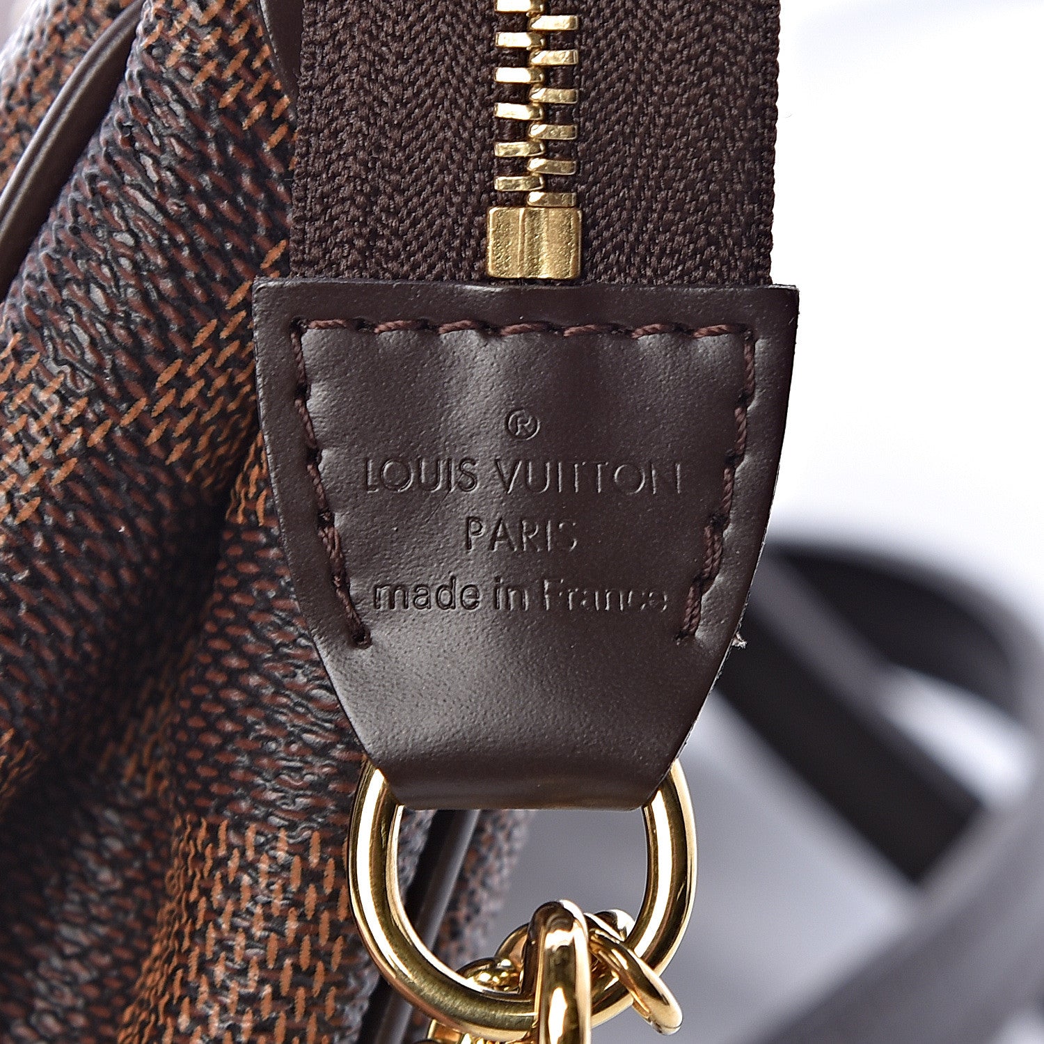 Louis Vuitton Damier Ebene Eva Clutch 7 of 9