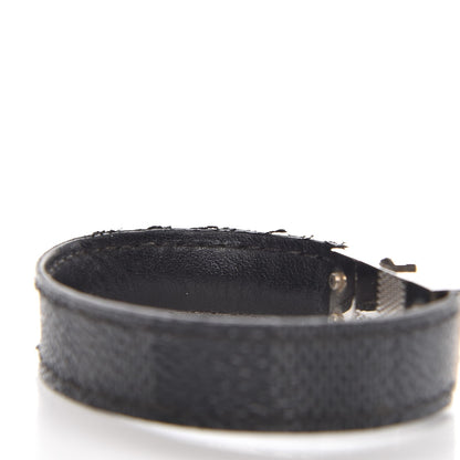 Louis Vuitton Damier Graphite Check It Reversible Bracelet 19 5 of 6