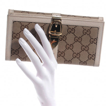 Gucci Monogram Buckle Continental Wallet Off White 2 of 8