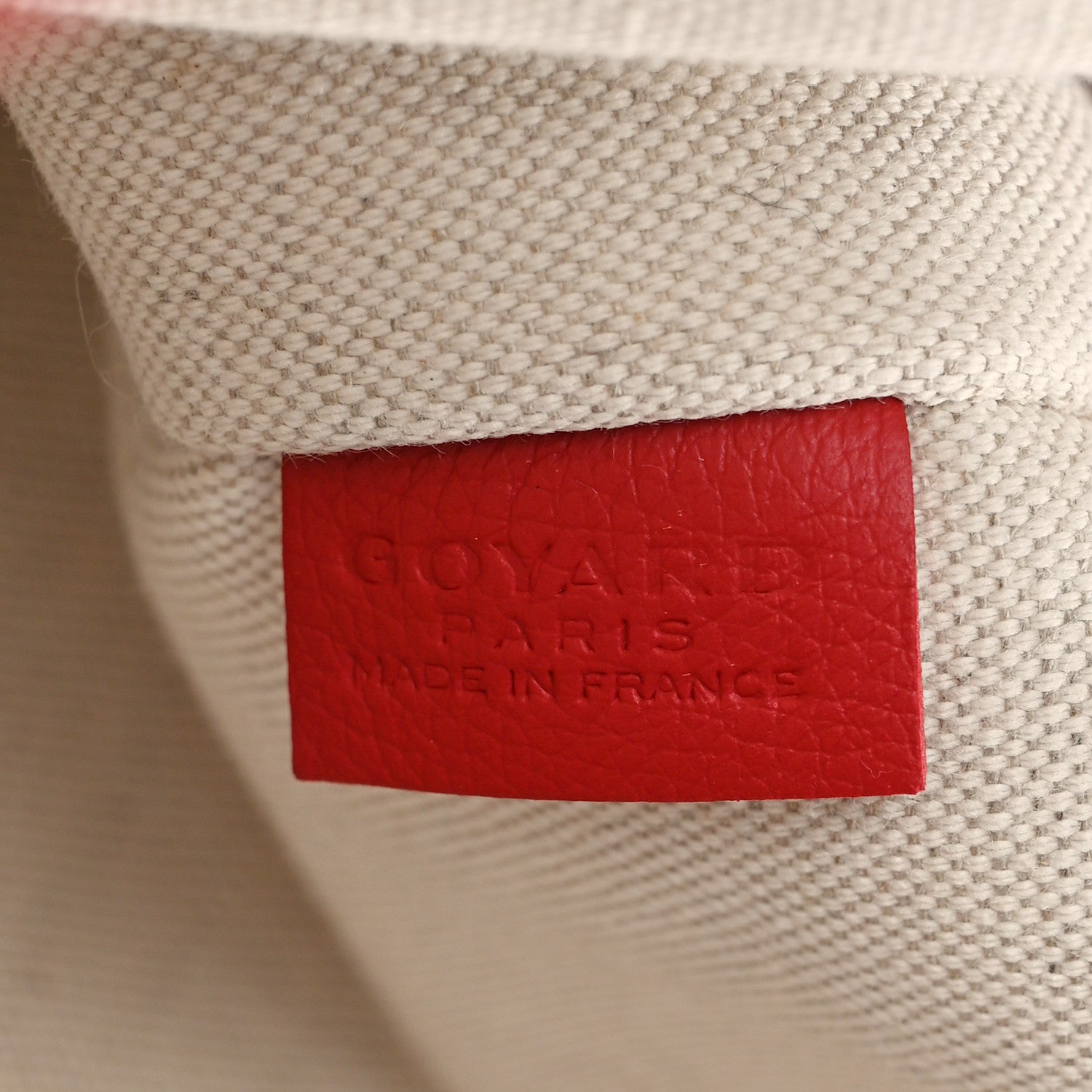 Goyard Goyardine Villette Tote Red 6 of 8