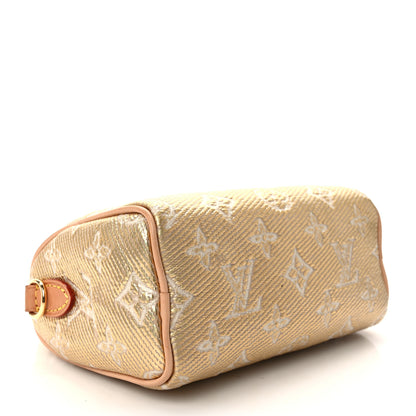 Louis Vuitton Monoglam Nano Speedy Beige 4 of 14