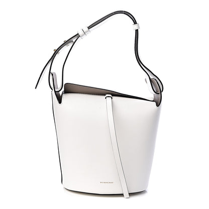 Burberry Supple Calfskin Small Bucket Chalk White 3 of 15